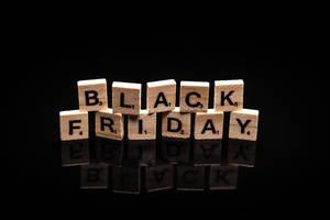 Black Friday Scrabble Tiles Wallpaper