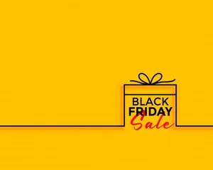 Black Friday Yellow Gift Wallpaper