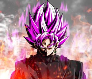 Black Goku Super Saiyan Rosé Wallpaper