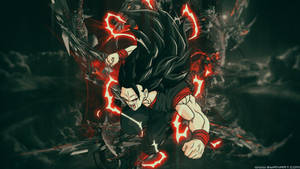 Black Goku Super Saiyan Three Form Wallpaper