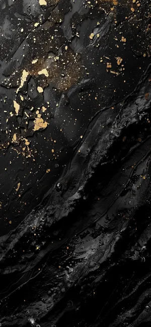 Black Gold Marble Texturei Phone Wallpaper Wallpaper