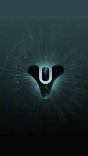 Black Green Destiny Logo Wallpaper