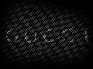 Black Gucci Pattern Wallpaper