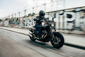 Black Harley Davidson Moving Wallpaper