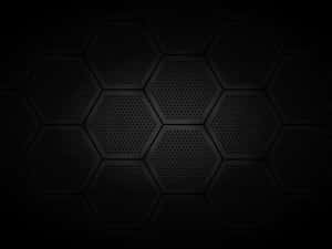 Black Hexagonal Pattern Wallpaper Wallpaper