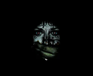 Black Horror Hand On Mouth Wallpaper