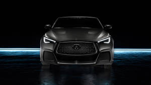 Black Infiniti Sports Car Wallpaper