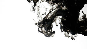 Black Ink Dissolving Hd Design Wallpaper