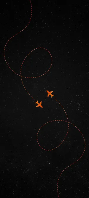 Black Iphone Planes Wallpaper