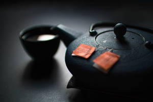 Black Japanese Kettle Wallpaper