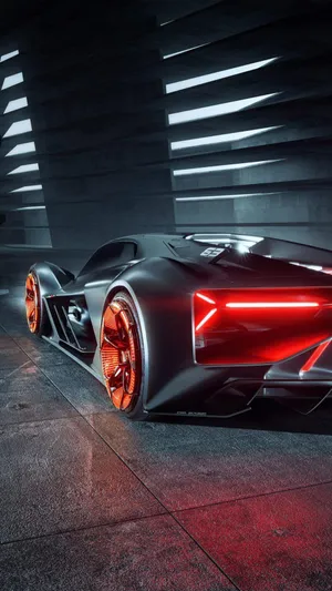 Black Lamborghini Expensive Red Wallpaper