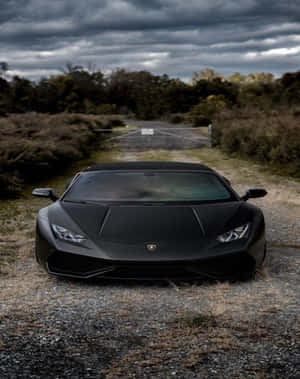 Black Lamborghini Iphone Luxury Sports Car Wallpaper