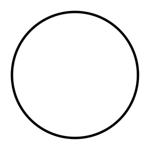 Black Large Outline White Canvas Wallpaper