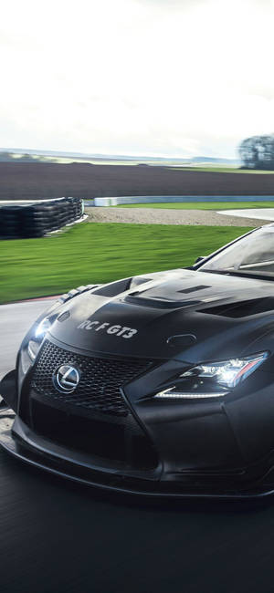 Black Lexus Hood Iphone Wallpaper