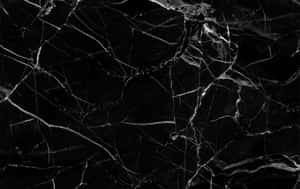 Black Marble Texture With White Veins Wallpaper