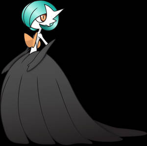 Black Mega Gardevoir Wallpaper