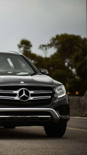 Black Mercedes Classic Outdoor Iphone Wallpaper