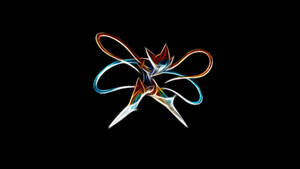 Black Minimalist Attack Form Deoxys Wallpaper