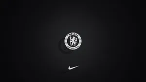 Black Nike Chelsea Fc Logo Wallpaper
