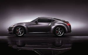 Black Nissan 370z Side Angle Wallpaper