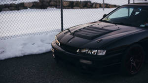 Black Nissan Silvia S14 Wallpaper