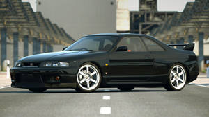 Black Nissan Skyline Gtr R33 Wallpaper