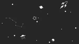 Black Outer Space For Pinterest Laptop Wallpaper