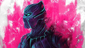 Black Panther Pink Fanart Wallpaper