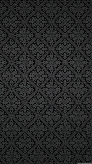 Black Pattern Flower Iphone Wallpaper