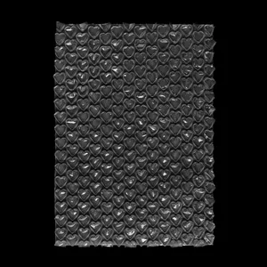 Black Plastic Bubble Wrap Hearts Wallpaper