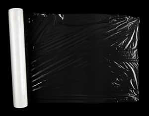 Black Plastic Wrap Plain Wallpaper