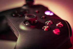 Black Playstation Joystick Wallpaper