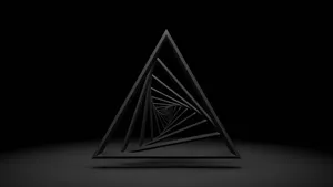 Black Pyramid Cool Art Wallpaper