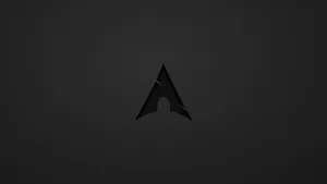 Black Pyramid With Curved Base Wallpaper