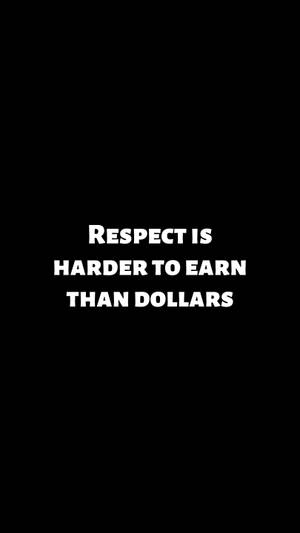 Black Respect Quotes Wallpaper