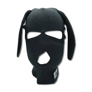 Black Ski Mask With Puppy Ears Wallpaper