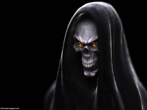 Black Skull Art Wallpaper