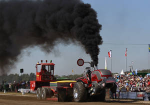 Black Smoke Gas Fume From Truck Wallpaper