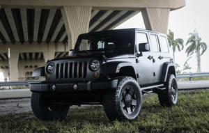 Black Soldier Jeep Wrangler Jk Wallpaper