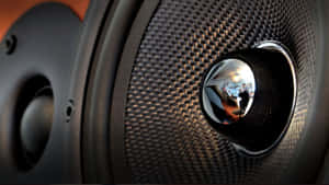 Black Speakers Extreme Close Up Shot Wallpaper