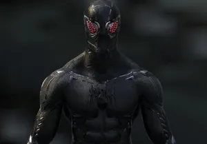 Black Tablet Spiderman Wallpaper