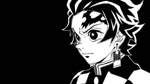 Black Tanjiro Kamado Manga Wallpaper