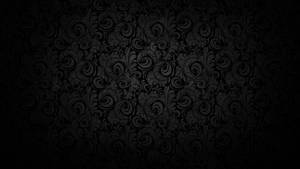 Black Texture Ornate Pattern Wallpaper