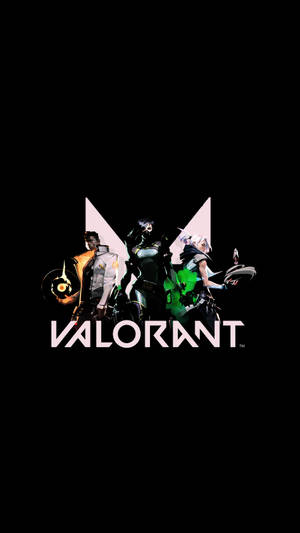 Black Valorant Iphone Wallpaper