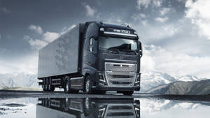 Black Volvo Cool Truck Wallpaper