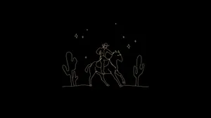 Black Western Aesthetic Wallpaper