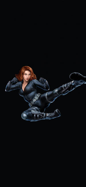 Black Widow Marvel Iphone X Wallpaper