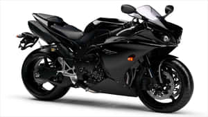 Black Yamaha Sportbike Profile View Wallpaper