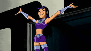 Blackfire Of Teen Titans Wallpaper