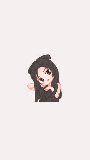 Blackpink Cartoon Visual Jisoo Wallpaper